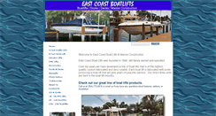 Desktop Screenshot of ecboatlift.com